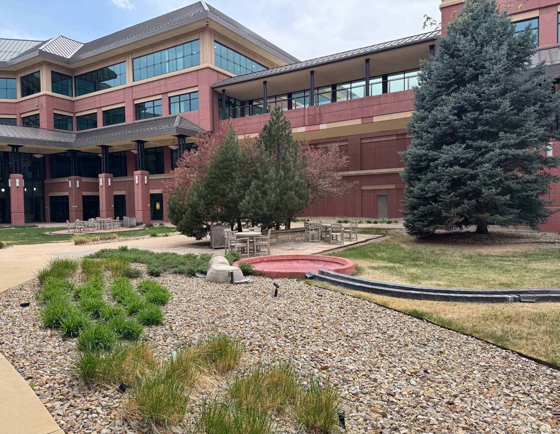 Courtyard and patio